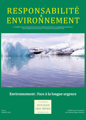 Responsabilité & Environnement -  N° 106 - Avril 2022 - Adaptation au changement climatique