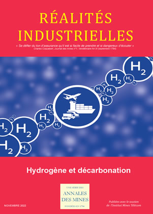 Réalités Industrielles - Novembre 2022 - Hydrogène et décarbonation