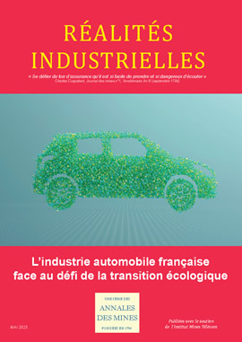 Réalités Industrielles - L’industrie automobile française face au défi de la transition écologique