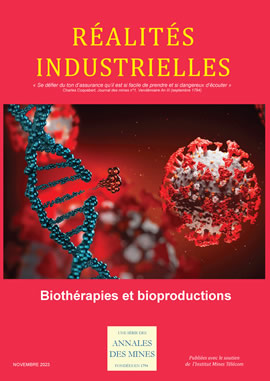 Réalités Industrielles - Novembre 2023 - Biothérapies et Bioproductions